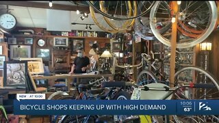 Local bike shop seeing spike in sales amid pandemic