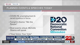 Democratic National Convention starts tonight