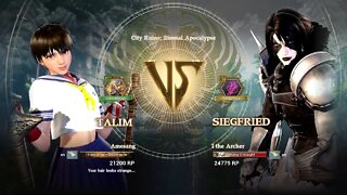 Talim (Amesang) VS Siegfried (I the Archer) (SoulCalibur™ VI: Online)