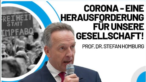 Corona Symposium in German Bundestag - Opening by Prof. Dr. Stefan Homburg