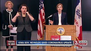 Iowa Gov. Reynolds Orders More Businesses to Close