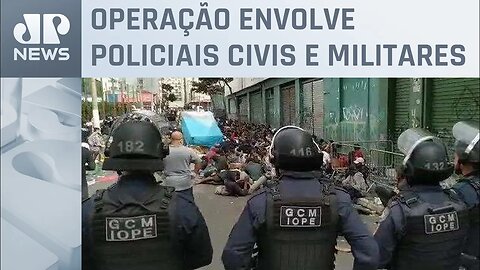 Polícia de SP cumpre mandados de prisão na Cracolândia