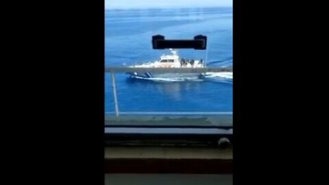 Greek Coast Guard opened fire on a Turkish merchant ship in the Aegean Sea