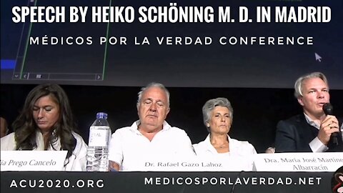 HEIKO SCHÖNING M. D. In Madrid Médicos por la Verdad
