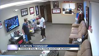 Thieves steal safe from hockey academy