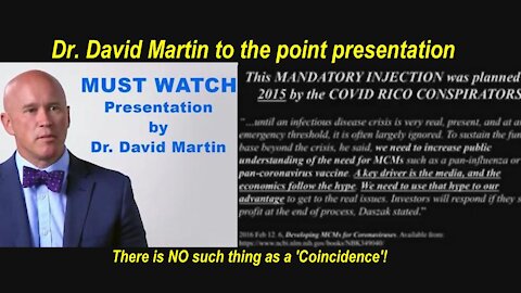 Dr. David Martin to the point presentation - A Must Watch [05.11.2021]