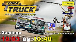 COPA TRUCK | 1ª Etapa 2023 | Goiânia (GO) | Ao Vivo