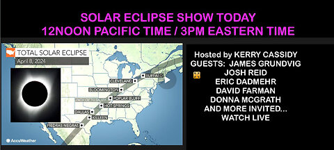 ECLIPSE SHOW : WITH GUESTS: APRIL 8TH AND BEYOND