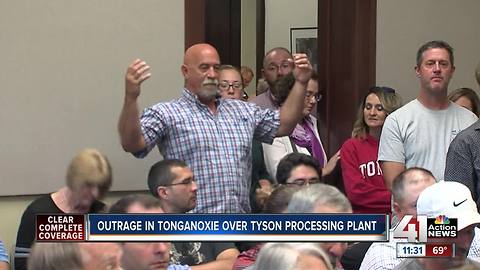 Leavenworth County Commission meeting derailed by backlash over Tyson Chicken Plant