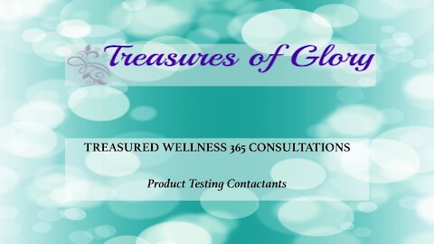 Quantum Muscle Testing - Product Testing Contactants - Treasured Wellness 365 Consultations