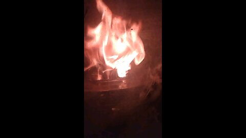 Wood stove burning waste oil starting unit