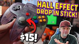 The BEST Retro Controller Just Got BETTER! N64 Japanese Made Hall Effect Analog Stick From Retro-Bit