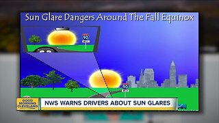 NWS warns drivers about sun glares