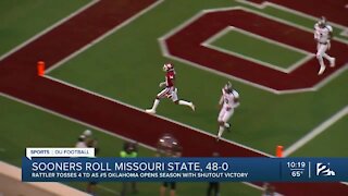 Sooners roll Missouri State 48-0
