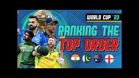 Best Top Order | Cricket #ODIWorldCup2023