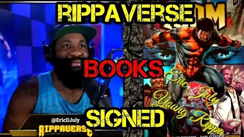 Eric July is Signing the @Rippaverse Books