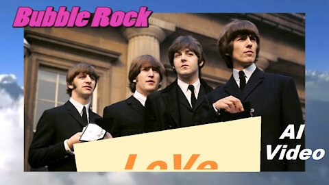Beatles - The Word - (AI Video Stereo Remaster - 1965) - Bubblerock - HD - Ver 3