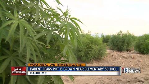 Parents worry about possible marijuana near school