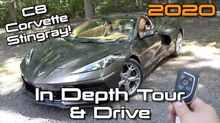 2020 Chevrolet Corvette Stingray (3LT w/ Z51 Perf. Pkg.): Start Up, Test Drive & In Depth Tour