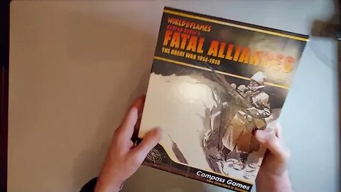 Compass Games Fatal Alliances Unboxing