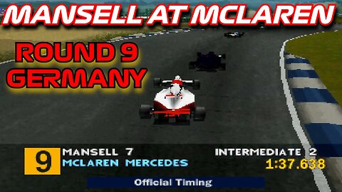 Mansell at McLaren | Round 9: German Grand Prix | Formula 1 (PS1)