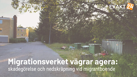 🛑 MIGRATIONSVERKET VÄGRAR AGERA MOT SKADEGÖRELSE OCH NEDSKRÄPNING