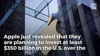 Tech Giant Announces 350 Billion U.s. Investment