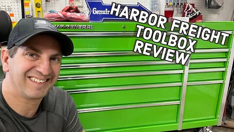 US General 56 Inch Harbor Freight Toolbox Review | Tony's Tool Reviews