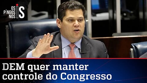 DEM está empolgado com a chance de reeleger Alcolumbre