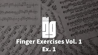 Master Your Piano Skills with Finger Exercises Vol. 1 - Ex. 1 - Piano Sheet Series