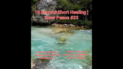10 Second Short Healing Inner Peace | Meditation Music | Angel Guides | #33 #Meditation #shorts
