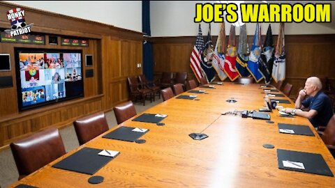 White House Posts Photo of Feeble Joe Biden Sitting Alone as Afghanistan Falls to Taliban
