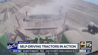 Self-driving tractors in use on Arizona farms