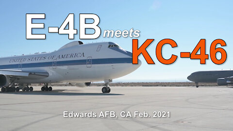 E-4B MEETS KC-46
