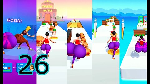 Twerk Race 3D — Running Game3D Full Gameplay walkthrough (android/ios) | level 250-260 part 26