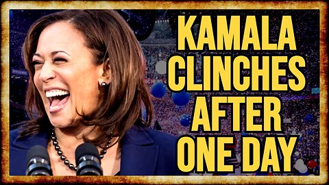 Kamala CLINCHES DELEGATE MAJORITY in ONE DAY, Open Convention NIXED