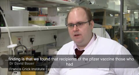 Dr David Bauer: 'Pfizer vaccine produces fewer key antibodies'