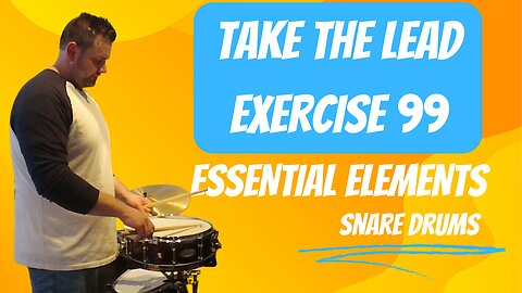 Essential Elements #99 Snare Drum Percussion Book 1