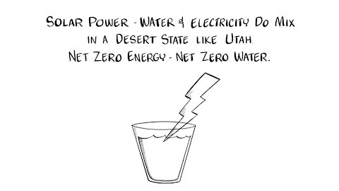 Solar Power - Utah Water & Electricity Do Mix: Net Zero Water - Net Zero Energy