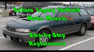 How To: Subaru Legacy Outback Motor Mount Replacement Step-by-step Fat Guy Builds