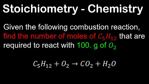 Stoichiometry - Chemistry