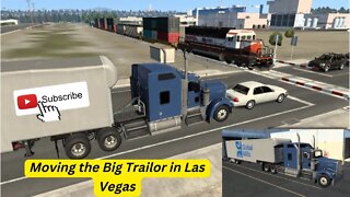 #shorts Moving the Big Tralor on the Roads of Las Vegas | American Truck Simulator