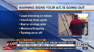 Warning signs your air conditioning unit may be going out