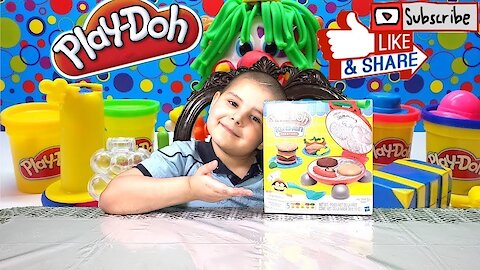 Play Doh I Kitchen Creations I Burger Barbecue Playset