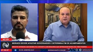 URGENTE BRASÍLIA - Moraes decide afastar governador e determina fim de acampamentos
