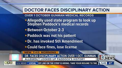 Las Vegas doctor in trouble for checking up on Stephen Paddock