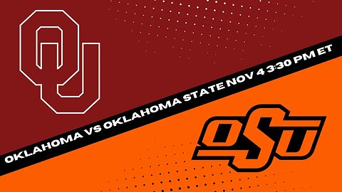 Oklahoma vs Oklahoma State Prediction and Odds - Sooners vs Cowboys Picks (2023-11-04)