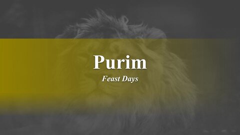 Purim - Feast Days - God Honest Truth Live Stream 03/04/2022