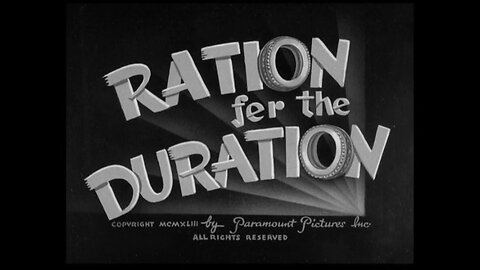 Popeye The Sailor - Ration Fer The Duration (1943)