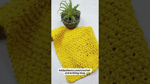 3 FREE dishcloth knitting patterns you can't miss